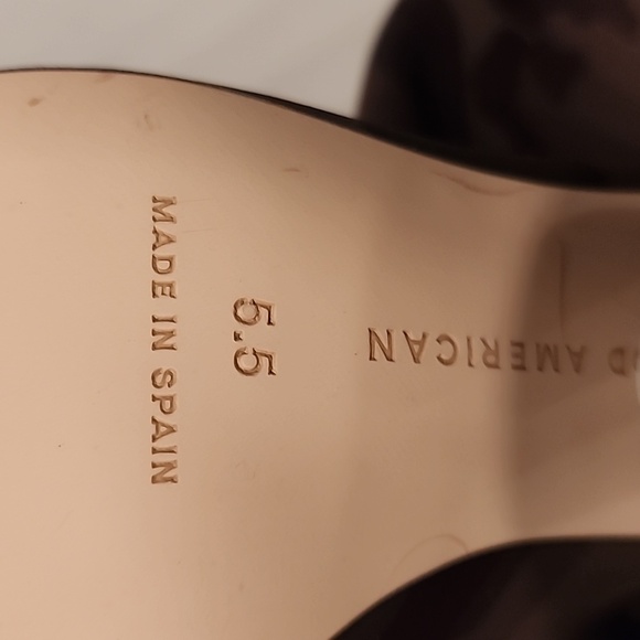 GOOD American Kickstand Over The Knee Neoprene Camo/Sherpa cuff Size 5.5 - Picture 13 of 13